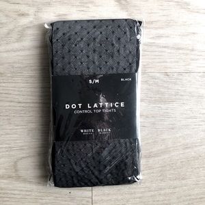 Brand new! Dot lattice tights.